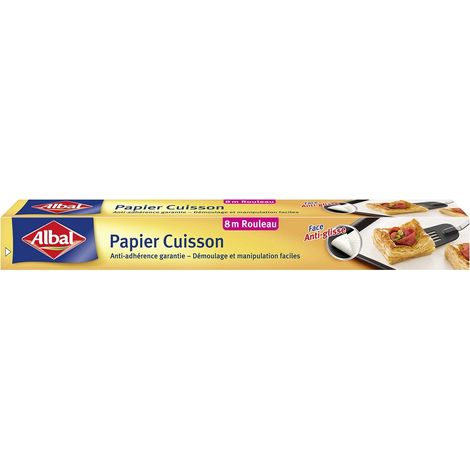 Albal Papel de hornear blanco rollo 8 metros (1/2)