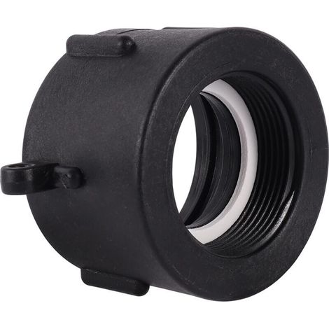 Adaptateur IBC 60 mm Filetage Grossier à 1.5",Adaptateur Robinet Tuyau Arrosage,Raccord Cuve 1000 litres,pour Vanne Cuve 1000l,Reservoir eau de Pluie,Conteneur (1/4)