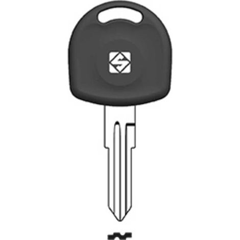 2 x SILCA HU46TE CHIAVE TRANSPONDER VUOTA OTTONE