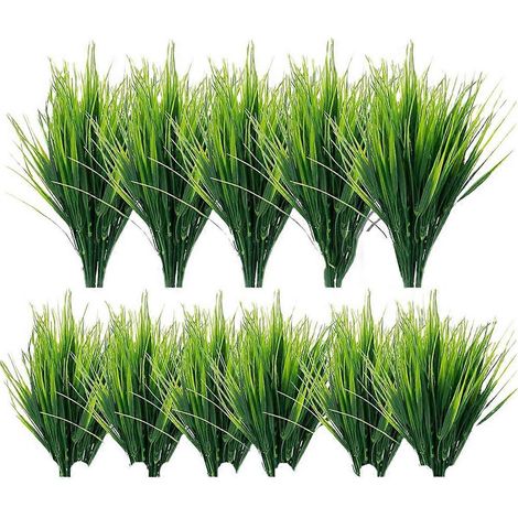Gazon artificiel en plastique, gazon vert à planter -- (1/5)