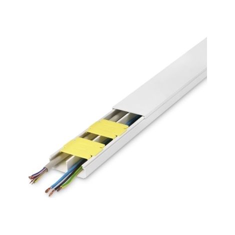 CANALETA ELEC 53X20MM ADH PVC BL INOFIX