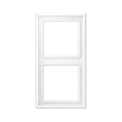 Jung Marco 2 veces, LS 990, IP 44, Duroplast lacado, blanco nieve mate, montaje vertical y horizontal LS 982 WWM (1/5)