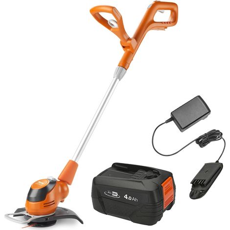 Flymo 18V EasiTrim Plus 230 Cordless Grass Trimmer Strimmer Bosch 1x 4Ah Battery (1/5)