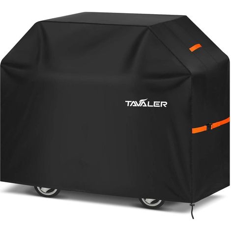Housse de barbecue 160x70x125 cm, 420D Oxford, imperméable, résistante au vent, pour Weber, Char Broil (1/5)