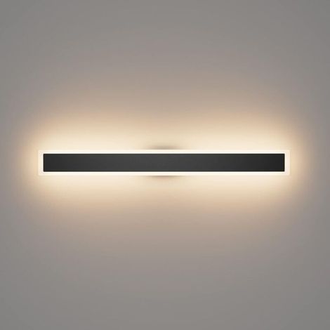 Applique Murale Longue Extérieure LED Villa 80CM IP54 Étanche Noir - Blanc Chaud 3000K - Jardin, Porche (1/5)