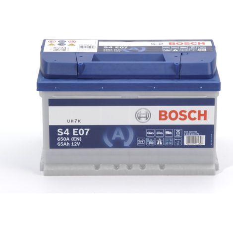 Bosch S4E07 Batterie de Voiture 65A/h-650A