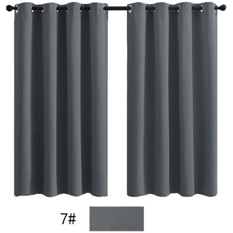 Vorhang für - Outdoor-Vorhänge 2er-Set Isolierte Verdunkelung Lichtblockierende wasserdichte Dekoration Innen/Außen Garten mit Ösen, B 132 x H 213 cm, Grau