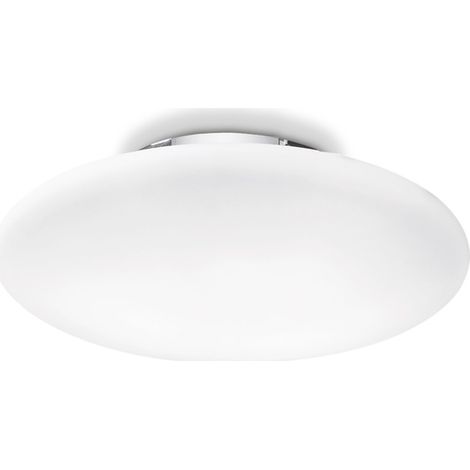 Plafoniera Moderna Smarties Vetro Bianco 3 Luci E27 (1/4)