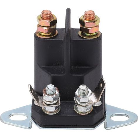 Relais de démarreur avec boîtier ABS et bobine en cuivre, remplacement pour tondeuse à gazon 12 V. (1/5)