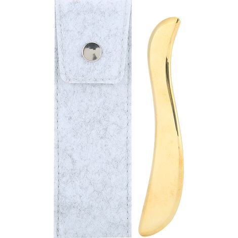Gua-Sha-Werkzeug aus Messing für Akupressurpunktmassage, Muskelentspannung und Gesichtsmassage (1/5)
