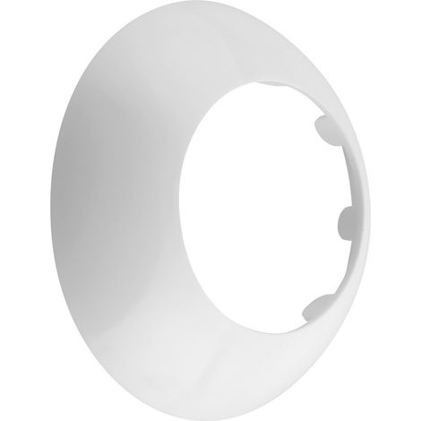 Rosace 85/50mm, hauteur 20mm, ABS/blanc (1/2)