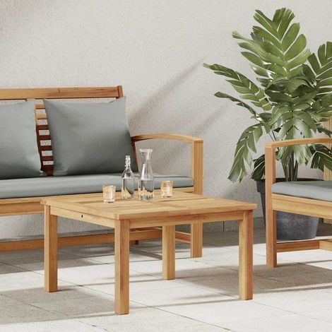 Couchtisch Braun 60 x 60 x 36 cm Massivholz Teak