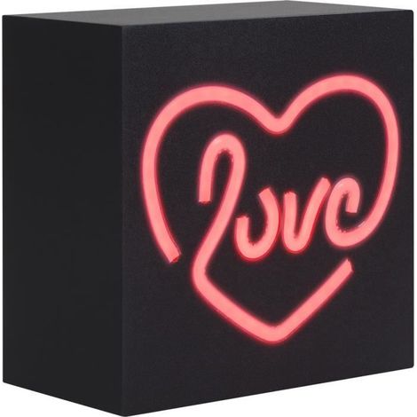 Enceinte Bluetooth - Neon - LOVE - Multicolore - Résistant à l'eau - 10 heures d'autonomie