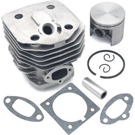 Kit piston-cylindre 45 mm pour tronçonneuse Husqvarna 154, 154XP, 254, 254XP, 238 (références : 503503903, 503586772, 503503902, 503503901, 503441301, 501877502, 501877501). (1/5)