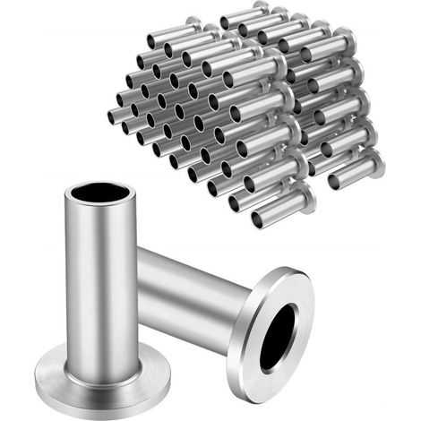 20 manchons de protection en acier inoxydable pour garde-corps, compatibles poteaux bois/composite, tailles 1/8", 5/32", 3/16" - lot de 20 pièces (1/5)