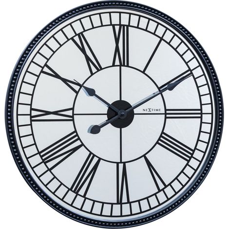 Nextime Wanduhr Cleopatra Ø 56 cm schwarz Standard Wanduhr (1/3)