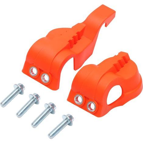 Motorcycle Front Fork Protector - Dust Protector Cover for TC250 TX300 FX 350 450 TE 150 250 300 FE 250 350 450 501 TC 125 FC 250-450 Orange (1/4)