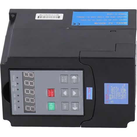 Variateur de fréquence 0,75kW, entrée monophasée 95‑135V, sortie triphasée AC110V, convertisseur A2‑4007 (1/5)