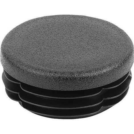 KIPP Verschlussstopfen Rundrohre D=18 Polyethylen schwarz (1/3)