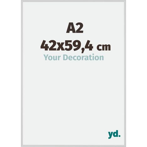 yd. - Cadre photo A2 42x59.4 - Argent Mat - Aluminium - Miami (1/5)
