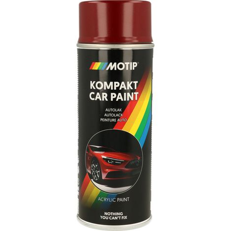PEINTURE ACRYLIQUE KOMPAKT 51540 ROUGE METALLISE 400ML MOTIP