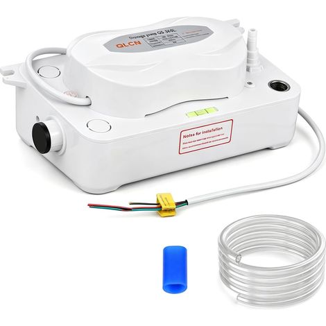 Pompa di condensa automatica da 1800 ml, portata 360 l/h, allarme di troppo pieno, per condizionatori d'aria a pavimento da 1 a 30 CV, sistemi di riscaldamento HVAC da 30 kW, tubo flessibile da 5 m, p