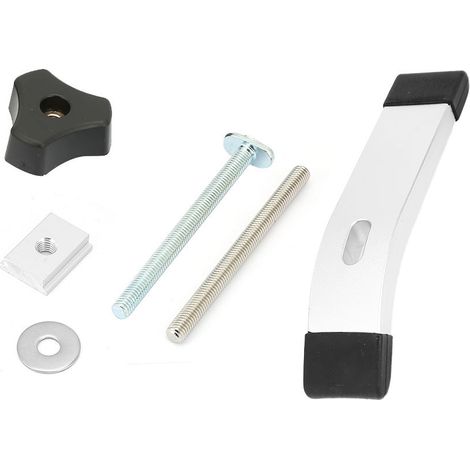 jeu de pinces de maintien en aluminium pour rainure en T, rail en T, plaque de table, outil de travail du bois (1/5)