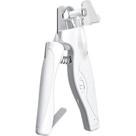 Coupe-ongles électrique pour chiens et chats, 2 en 1, pour petites, moyennes et grandes races, avec lumière LED, couleur blanche.-AquaForge (1/4)