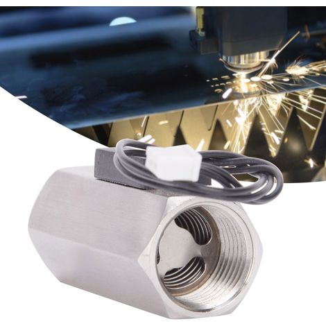 FS-01 Wasserdurchflusssensor aus Edelstahl 304, hohe Präzision, doppeltes Innengewinde G1/2" (1/5)