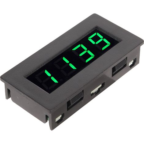 Compteur de fréquence numérique tachymètre DC 8-15V, affichage LED 0.56 pouces 5-9999 tr/min, tachymètre digital vert pour mesure de vitesse (1/5)