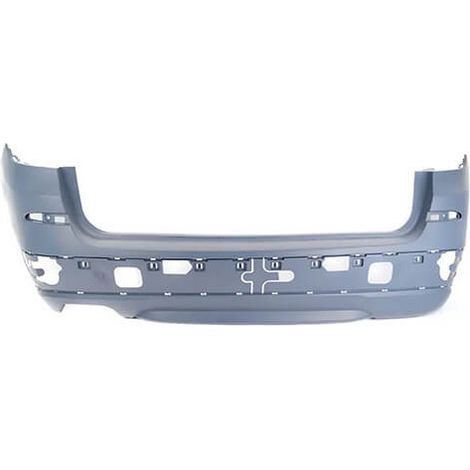 Pare-choc arrière à peindre avec échappement double à gauche BMW X3 2 F25 phase 1 2010-2014