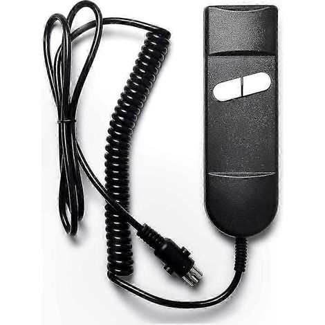 Télécommande à 2 boutons et 5 broches pour fauteuils inclinables, de conception droite, compatible avec le système Okin Limoss. (1/5)