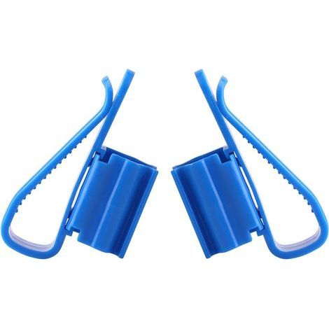 2 Pièces Tuyau Clips Colliers de Serrage en Plastique Réglable pour Tuyau d'eau Aquarium Pince de Montage de Réservoir de Poissons Support de Tuyau pour Tuyaux D'eau de 8-16MM (1/5)