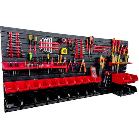 Tablero de herramientas para taller de 172x78 cm + 24 bandejas (1/5)