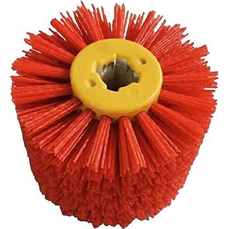 Brosse de polissage pour bois dur   Grain 80   Fil abrasif haute densité   Résistante à la rouille   Pour surfaces planes et irrégulières (1/4)