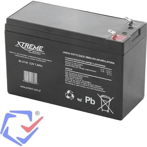 Batterie 12V 7Ah 82211 – Technologie ABS – Pour chantiers humides – Compatible avec outils électriques – Longue durée de vie – Blow