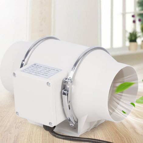 Kanallüfter Rohrventilator mit Kugellager Wandventilator 95mm 220V Neu