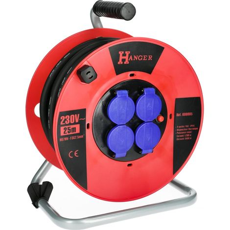 Elektrischer Aufroller 25 m H07RN-F robust und sicher