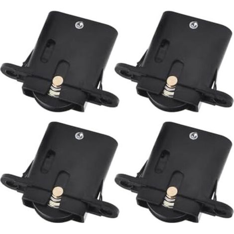 59 x 73 x 15 mm, 4er-Pack Kunststoff-Schiebetürrollen für Schiebetüren