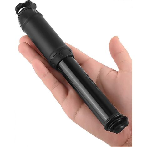 Pompe à vélo avec valves Presta et Schrader, 100 psi, compatible avec les vélos électriques, mini-pompe à air portable. (1/5)
