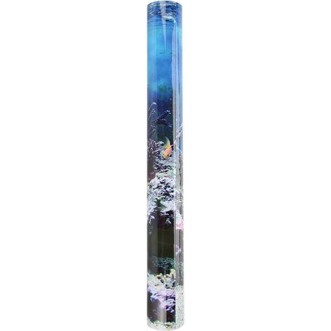 PVC adhésif sous-marin corail Aquarium fond de réservoir de poissons affiche toile de fond décoration papier (12250 cm) (1/5)