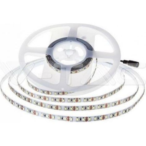 Tira LED V-TAC SMD2835 7,2 W/m 10 m 120 LED/m Blanco frío 24 V IP20 10 mm
