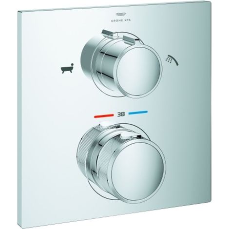 GROHE Miscelatore termostatico Allure 194462 FMS per Rapido SmartBox cromo, 19446002