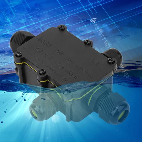 IP68-Kunststoff-Anschlussdose, 5 m Unterwasseranschluss, Verdrahtungsbox T100 450VAC 24A UL94V-2 (1/5)