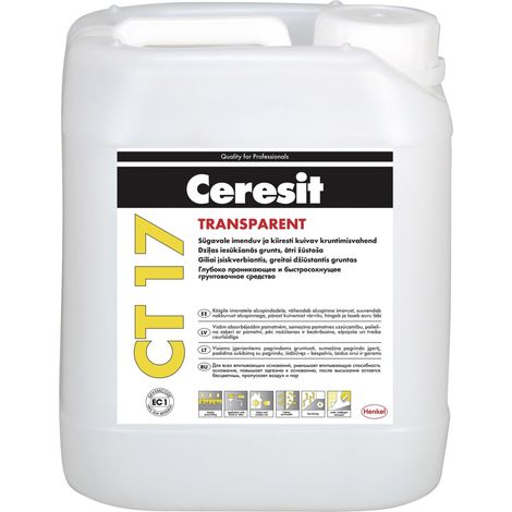 Primaire de construction Ceresit ct 17 transparent séchage rapide sans solvant (1/2)
