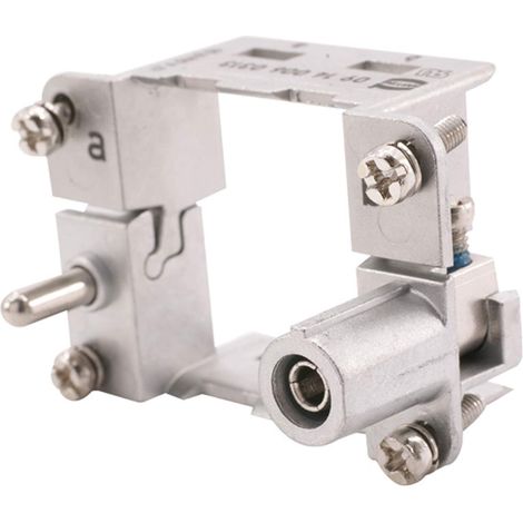 HARTING Han Gelenkrahmen (F), Baugröße 6B Buchse, für 2 Module Querschnitt PE 1mm² - 2,5mm² / 4mm² - 10mm² Temperaturbereich -40°C bis 125°C - 1 Stück (1/3)