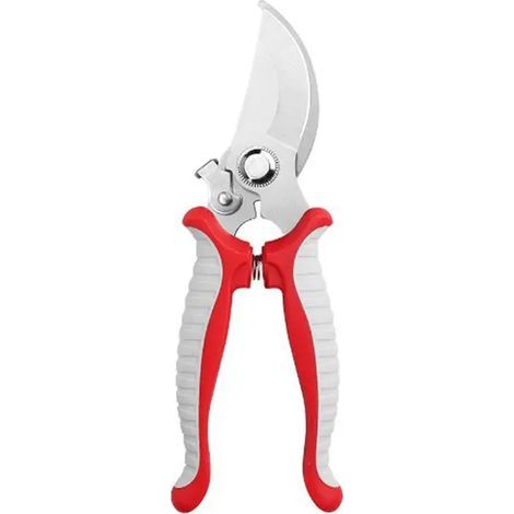 Professionelle, scharfe Gartenschere, Gartenschere, Gartenschere, Multifunktions-Gartenschere, Gartenschere, manuelle Gartenschere, rot-grau