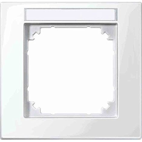 Accesorio marco Merten m-plan 514119 etiquetable blanco