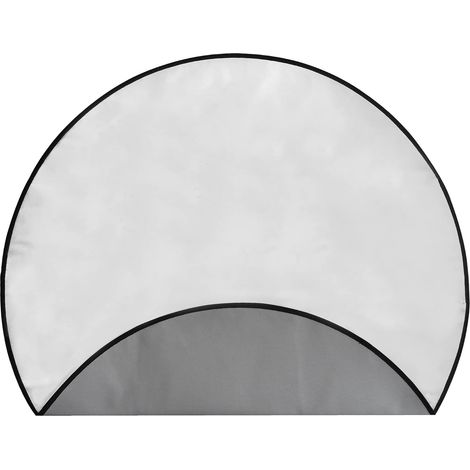 Filiyano-Tapis de barbecue rond ignifugé de 96,5 cm (38 po) – Réflecteur de chaleur protégeant les sols, terrasses, patios, emplacements de camping (1/5)