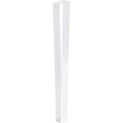 Pata de mesa trapezoidal, 710x50x100 mm, blanca CIME (1/3)